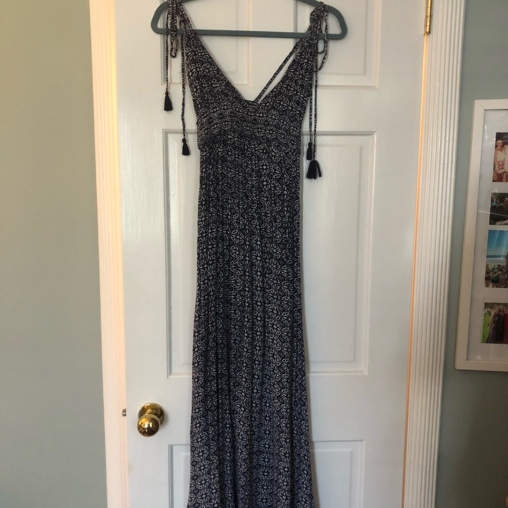 Lulus Navy maxi dress